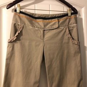 Anthropologie taupe pant